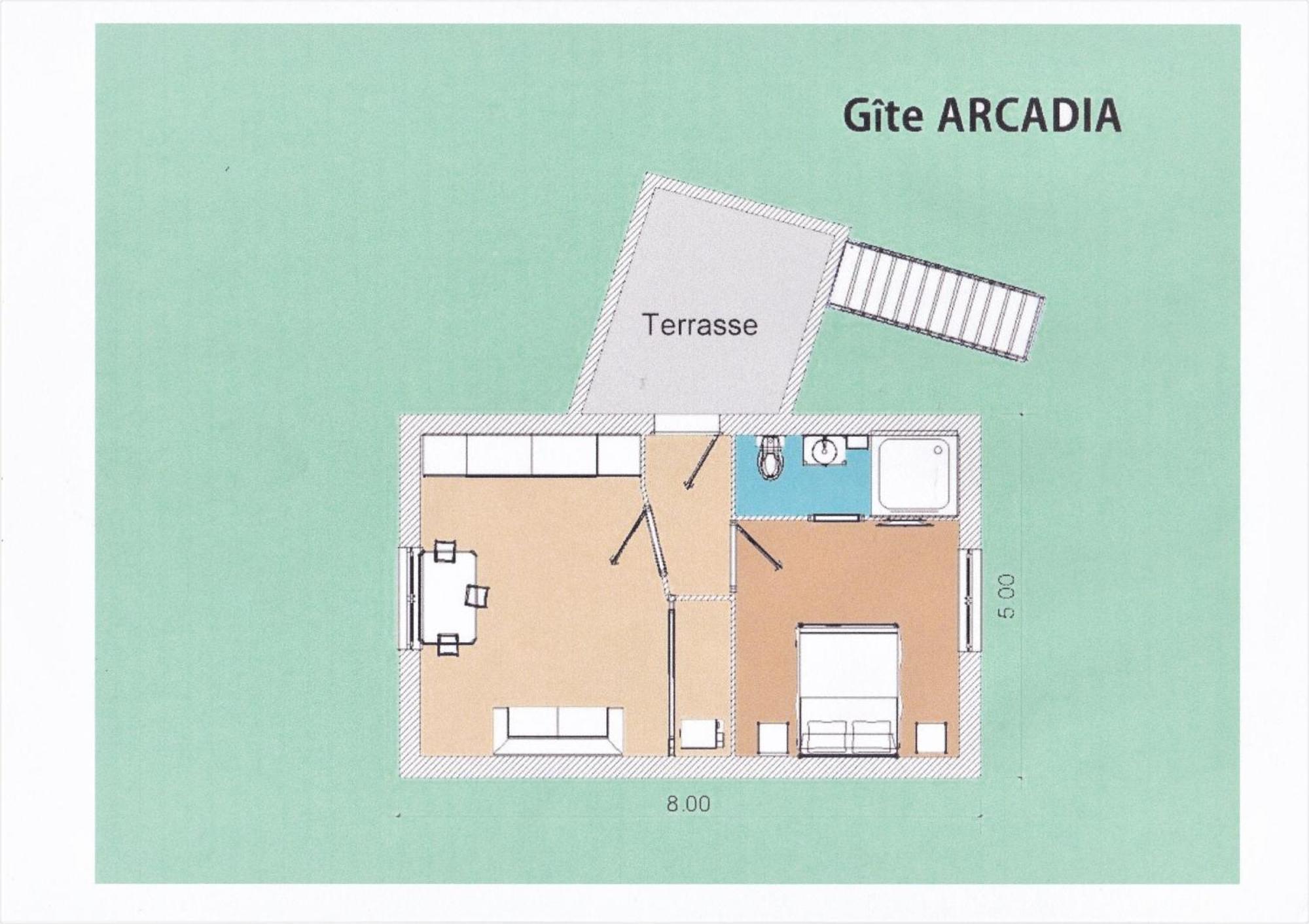 Gite Arcadia 圣昂布鲁瓦 外观 照片